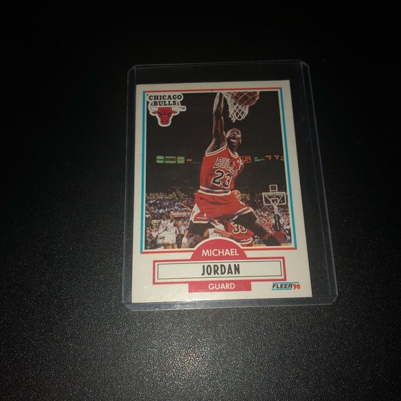 1990 Fleer 26 Michael Jordan Chicago Bulls card - Picture 3 of 7